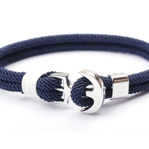 Anchor Bracelet - Nautical Blue